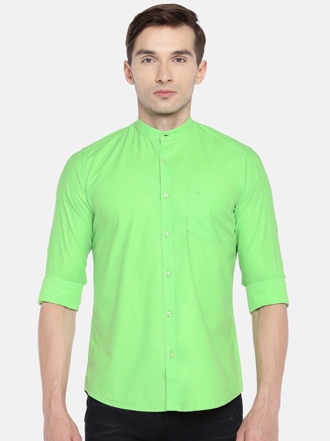 

Easies Men Green Slim Fit Solid Casual Shirt