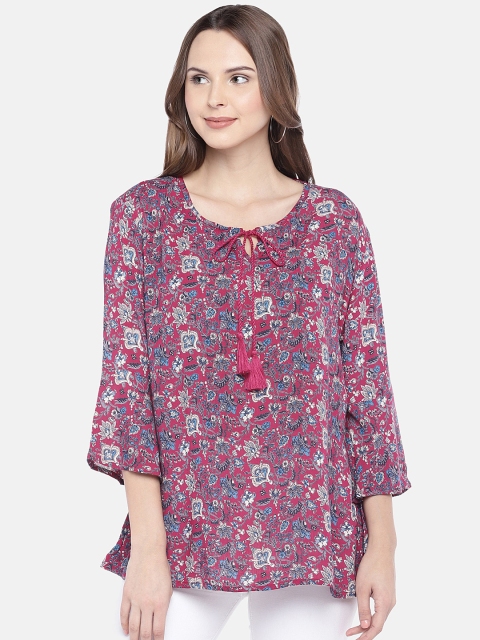 

Globus Women Pink Printed Top