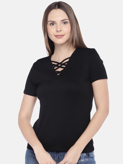 

Globus Women Black Solid Top