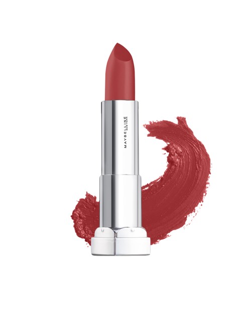 

Maybelline New York Color Sensational Satin Lipstick - Fearless Plum 168, Maroon
