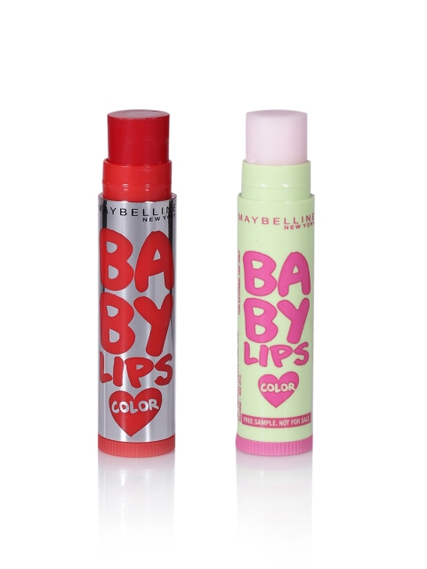 

Maybelline New York Women Set of 2 Lip Balm, Red