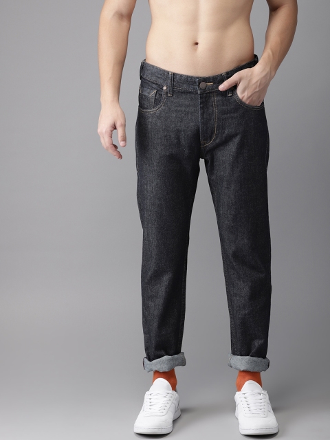 

HERE&NOW Men Blue Slim Fit Mid-Rise Clean Look Jeans