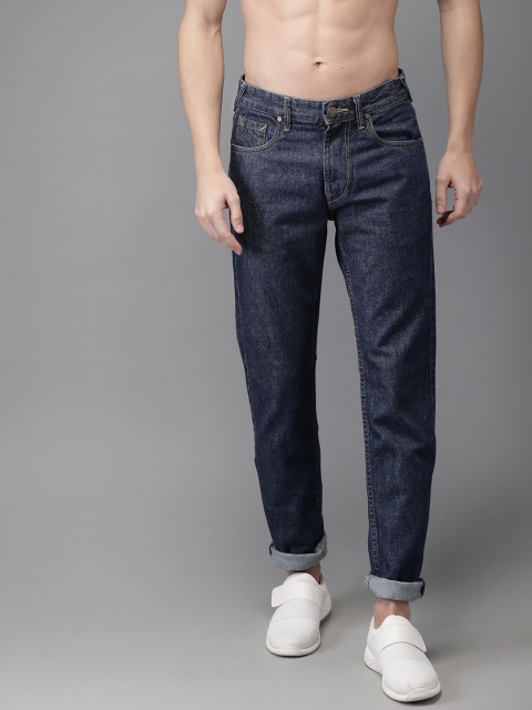 

HERE&NOW Men Blue Slim Fit Mid-Rise Clean Look Jeans