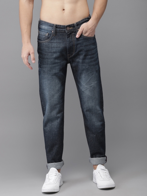 

HERE&NOW Men Blue Slim Fit Mid-Rise Clean Look Jeans