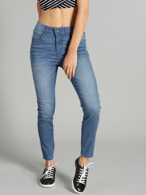 

Roadster Women Blue Skinny Fit Mid-Rise Clean Look Stretchable Jeans