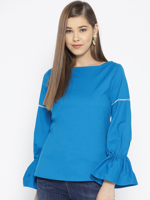 

Cayman Women Blue Solid Top