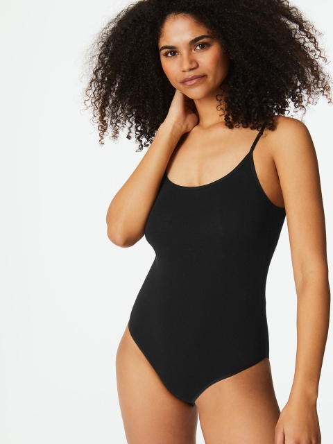 

Marks & Spencer Women Black Bodysuit