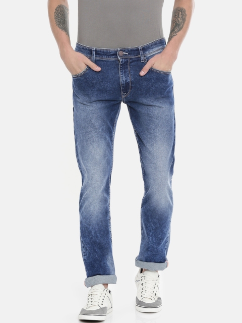 

John Players Men Blue Slim Fit Low-Rise Clean Look Jeans