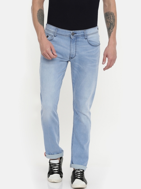 

John Players Men Blue Slim Fit Low-Rise Clean Look Jeans