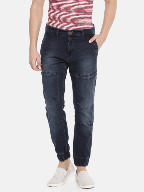 

John Players Men Blue Comfort Skinny Fit Mid-Rise Clean Look Stretchable Jeans