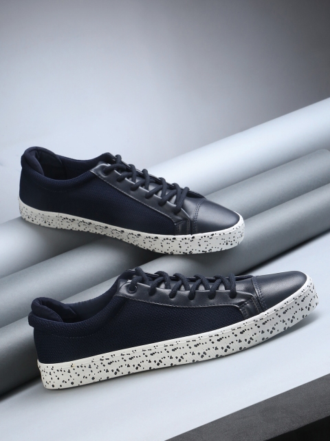 

WROGN Men Navy Blue Sneakers