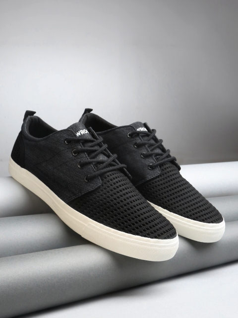 

WROGN Men Black Sneakers