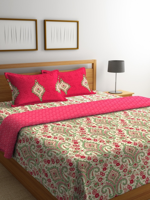 

Portico New York Brown & Mustard Yellow Ethnic Motifs AC Room 120 GSM Bedding Set