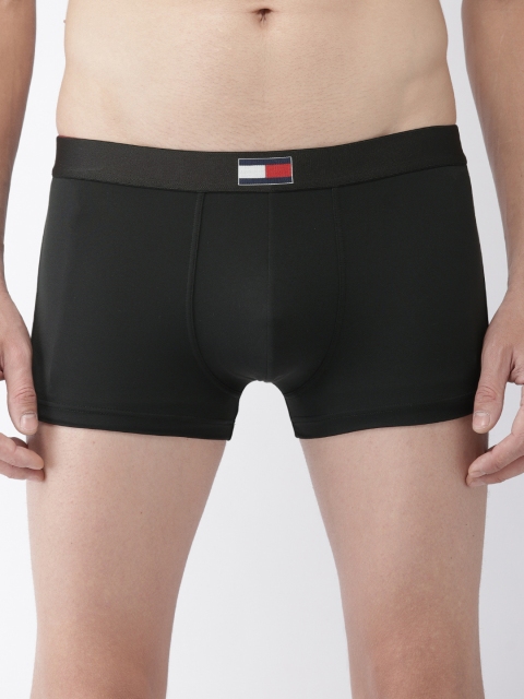 

Tommy Hilfiger Men Black Solid Trunks P9AB4167