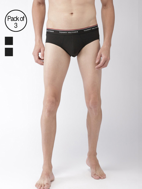 

Tommy Hilfiger Men Pack of 3 Briefs P9AB1126, Black