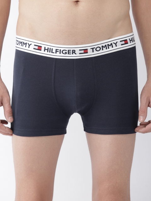 

Tommy Hilfiger Men Navy Blue Solid Trunks P9AB4159