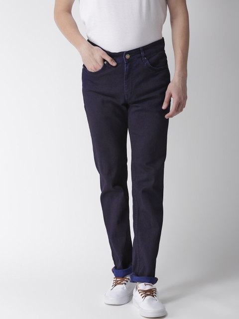 

Richlook Men Navy Blue Classic Fit Mid-Rise Clean Look Jeans