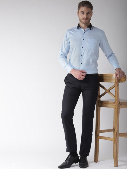 

Richlook Men Blue Regular Fit Printed Formal Shirt