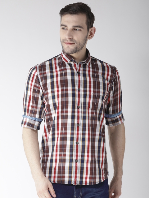 

Richlook Men Multicoloured Slim Fit Checked Casual Shirt, Multi