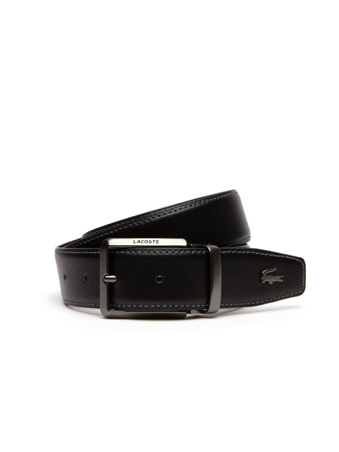 

Lacoste Men Black Solid Belt