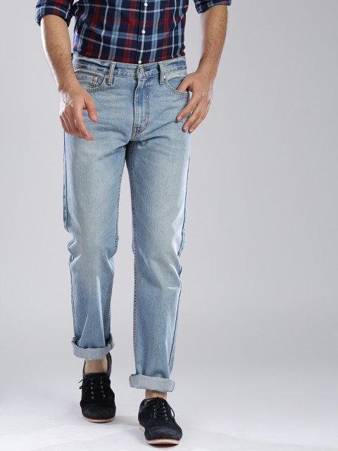

Levis Men Light Blue 513 Slim Straight Fit Jeans