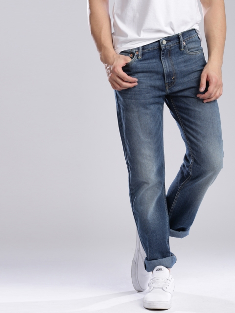 

Levis Men Blue 513 Slim Straight Fit Stretchable Jeans