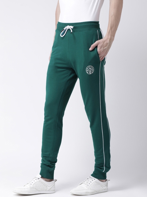 

Club York Men's Green Solid Slim-Fit Jogger