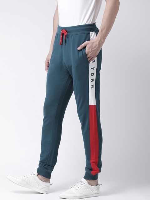 

Club York Men's Teal Blue Solid Slim-Fit Jogger