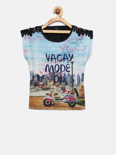 

Tiny Girl Girls Multicoloured Printed Top, Multi
