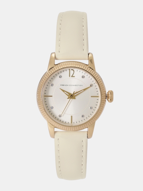 

French Connection Women Off-White Analogue Watch FCS1006C