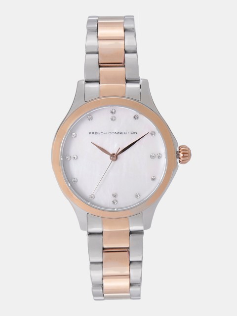 

French Connection Women White Analogue Watch FCS1010SRGM
