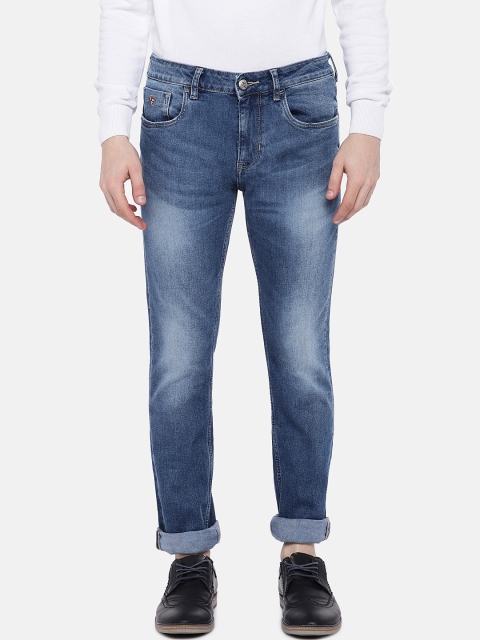 

U.S. Polo Assn. Denim Co. Men Blue Brandon Slim Tapered Fit Mid-Rise Clean Look Jeans