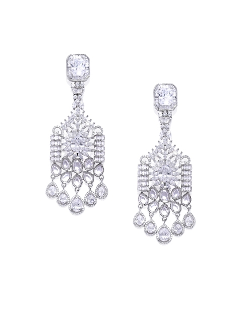 

Alamod Women White Contemporary Drop Earrings
