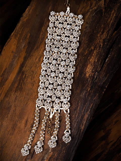 

Zaveri Pearls Gold-Toned Wraparound Bracelet