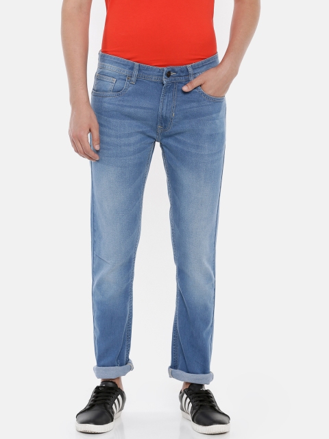

Peter England Casuals Men Blue Slim Tapered Fit Mid-Rise Clean Look Stretchable Jeans