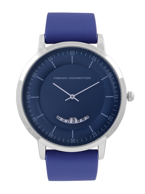 

French Connection Men Blue & Silver-Toned Analogue Watch FCN0002B