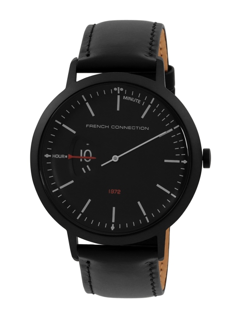 

French Connection Men Black Analogue Watch FC1330BB