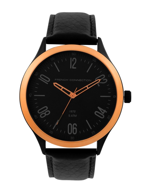

French Connection Men Black Analogue Watch FC1331B