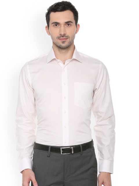 

Van Heusen Men Pink Slim Fit Solid Formal Shirt