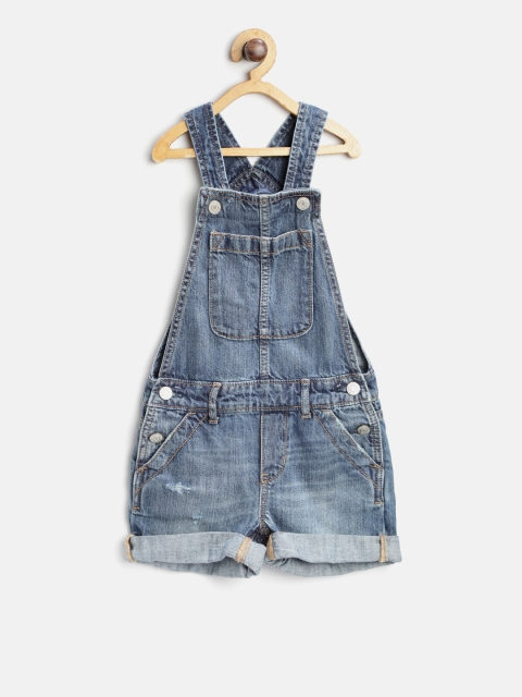 

GAP Girl Denim Shortalls, Blue
