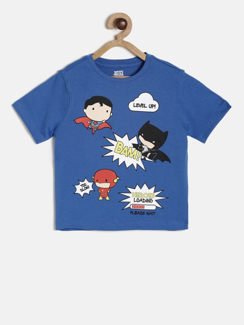 

Fame Forever by Lifestyle Boys Blue Printed Round Neck T-shirt