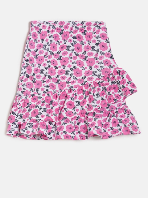 

Fame Forever by Lifestyle Girls Pink Printed A-line Skirt