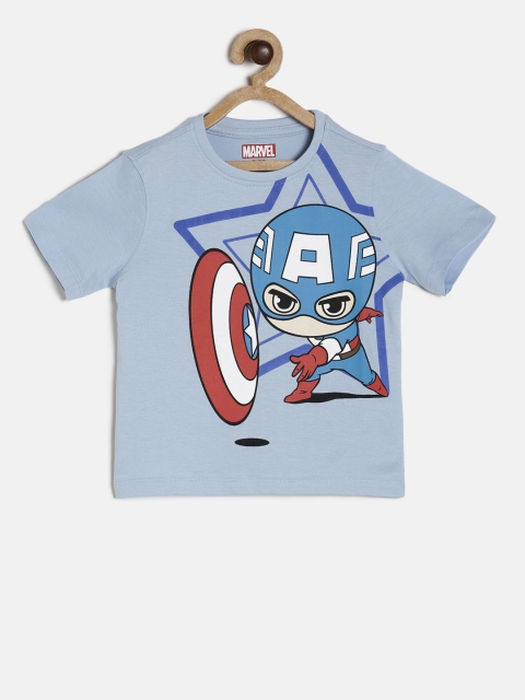 

Fame Forever by Lifestyle Boys Blue Printed Round Neck T-shirt