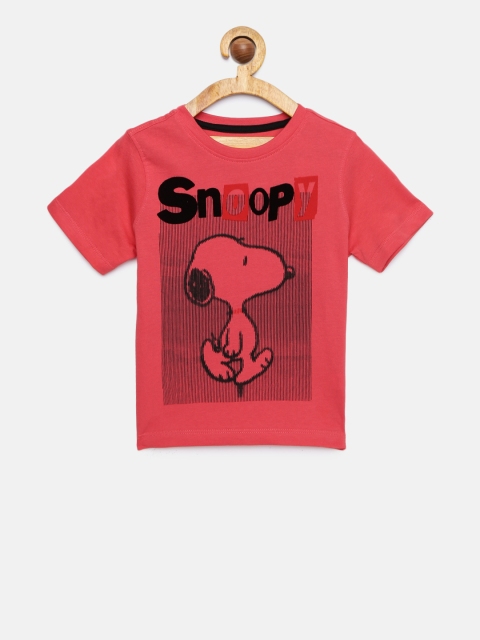 

Fame Forever by Lifestyle Boys Red Printed Round Neck T-shirt