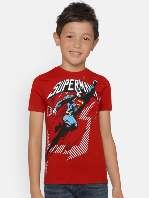 

Fame Forever by Lifestyle Boys Red Printed Round Neck T-shirt
