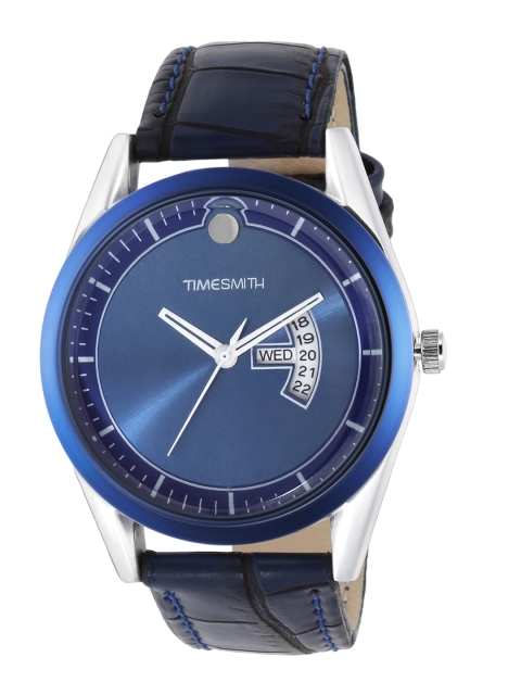 

TIMESMITH Men Blue Leather Analogue Watch TSC-005