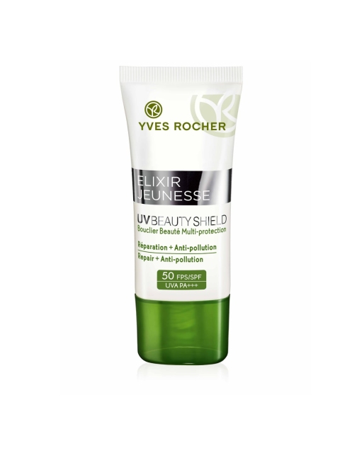 

YVES ROCHER Elixir Jeunesse Uvbeauty Shield Multi-Protection Repair Sunscreen 30 ml, White