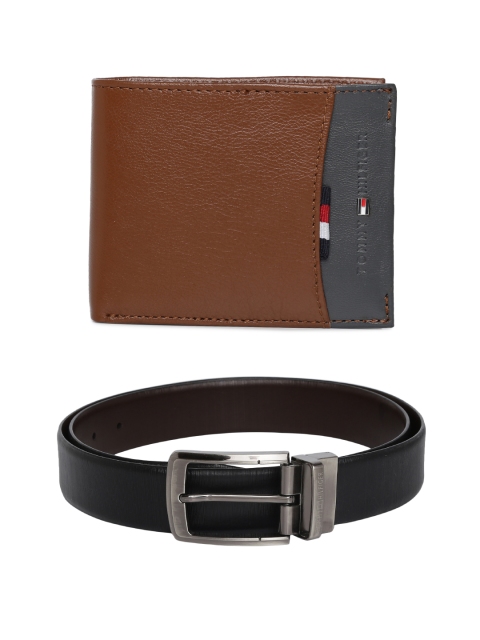 

Tommy Hilfiger Men Black & Brown Accessory Gift Set