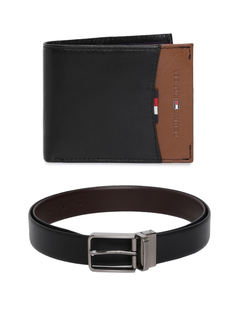 

Tommy Hilfiger Men Black & Brown Accessory Gift Set