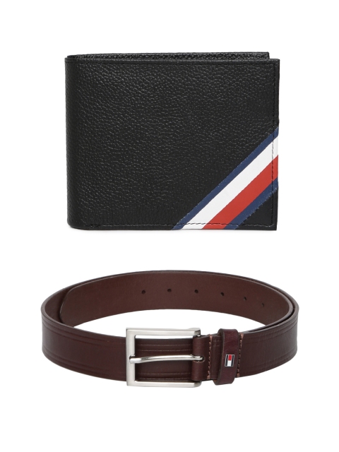 

Tommy Hilfiger Men Black & Brown Accessory Gift Set